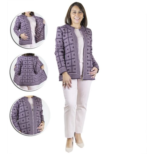 Chaqueta Jakar Escote Redondo Shaarabuy Yordall Chaqueta Jakar Escote Redondo Shaarabuy Yordall